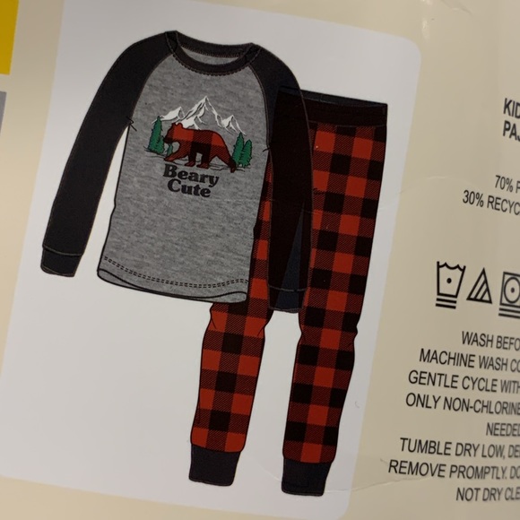 Holiday Fam Jams Kids Unisex Pajama Set - Picture 3 of 8